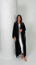 عباية يومية باللون الأسود - 4002 - صورة 2